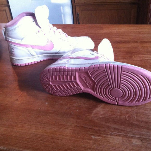 Nike high top sneakers.