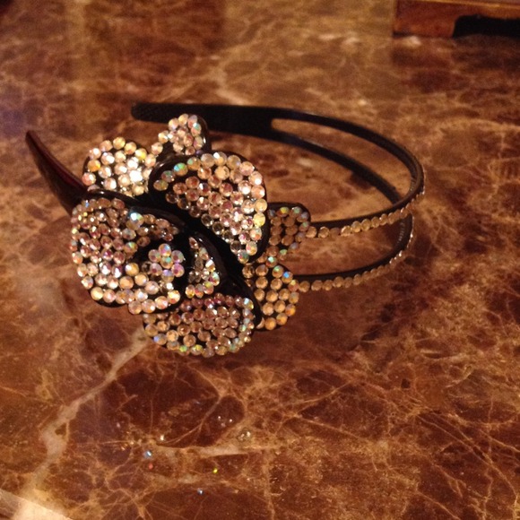 Crystal Flower Headband