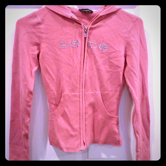 Bebe Zip-up hoodie. Size medium