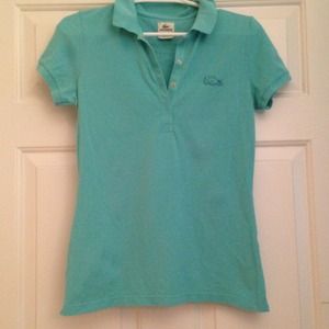 SOLD REDUcEd!! NWOT Gorgeous Aqua blue Lacoste