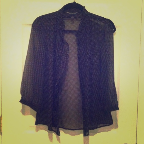 Sheet polkadot top