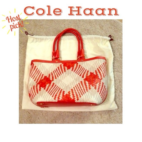 Cole Haan Handbags - NWOT Cole Haan Genevieve Plaid Tote