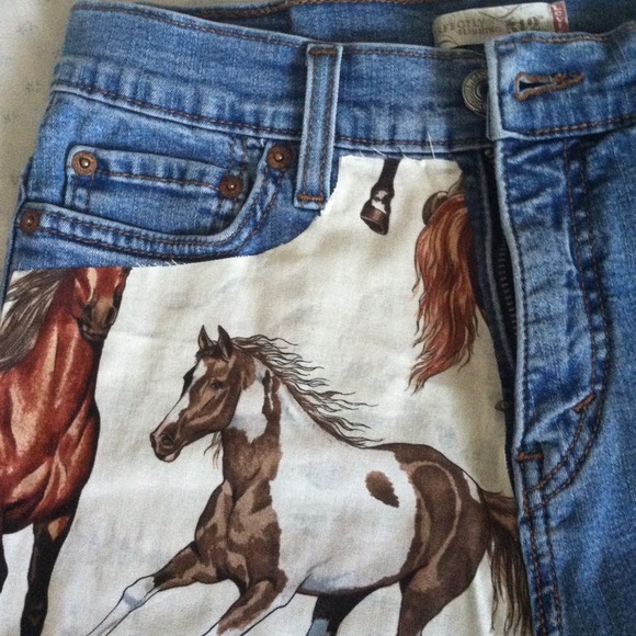 High waisted wild horse shorts