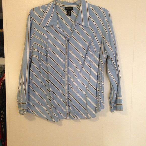 Long sleeve Lane Bryant dress shirt