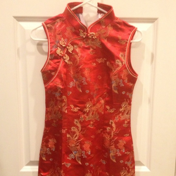 Japanese Red Dress~Size Medium NEVER WORN!
