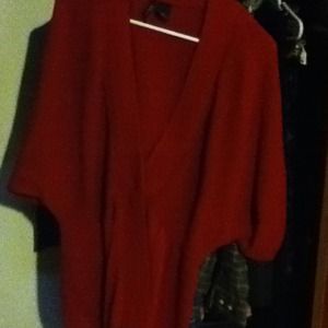 New direction over sweater