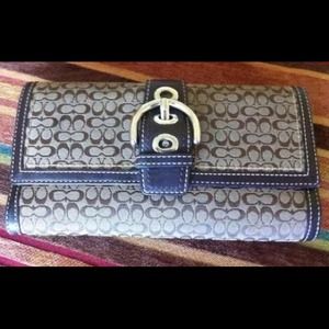 Authentic coach wallet