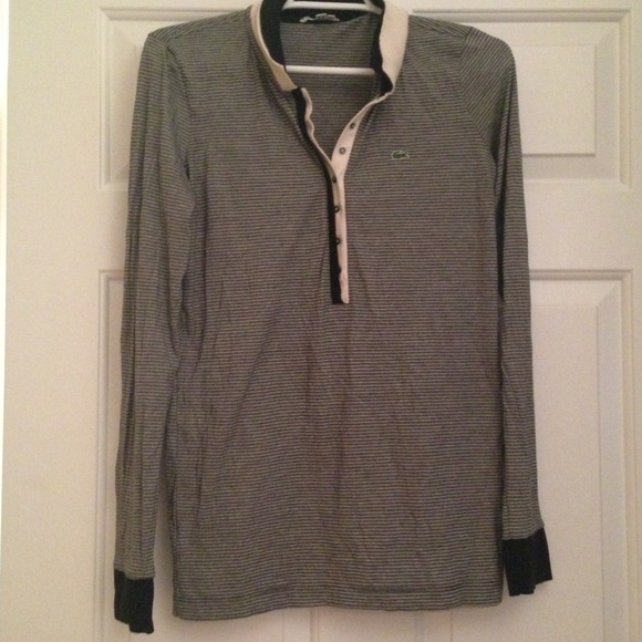 Sold!! Classic Stripe Lacoste Shell Button Down