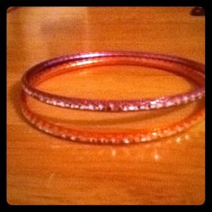 Orange&Purple bracelets