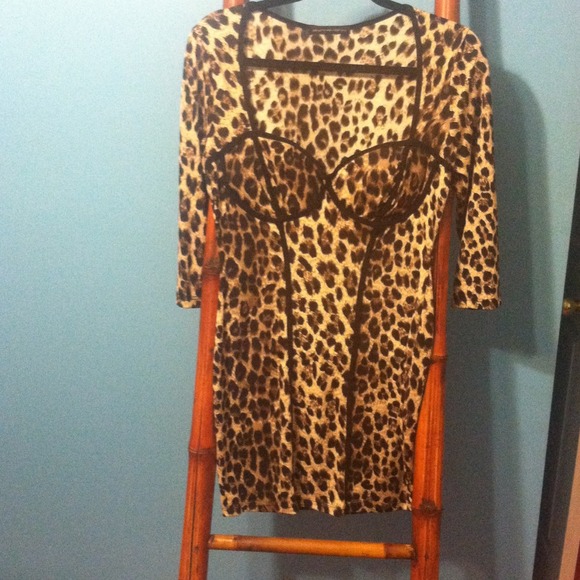 Leopard print dress