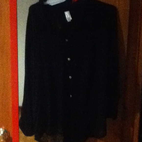 Lace back shirt