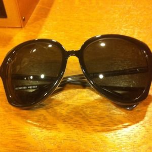 Alexander McQueen brand new black sunglasses