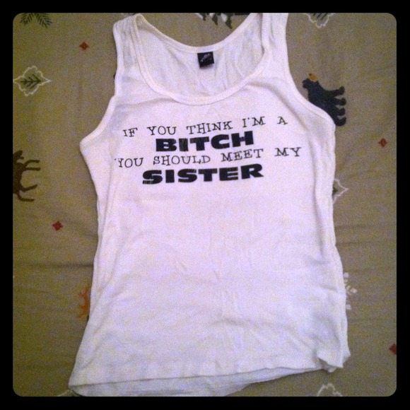 "Meet my sister" tank