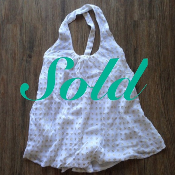 ❌SOLD❌UrbanOutfitters polka dotted top