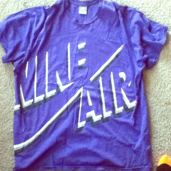 Purple Nike air men's tshirt