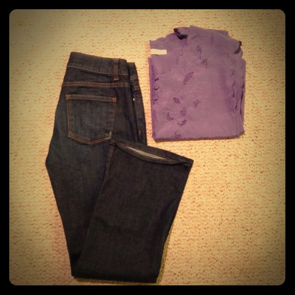 Petite boot cut jeans