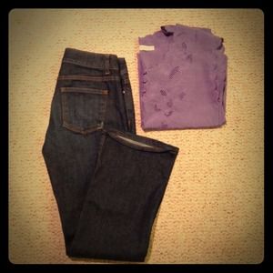 Petite boot cut jeans