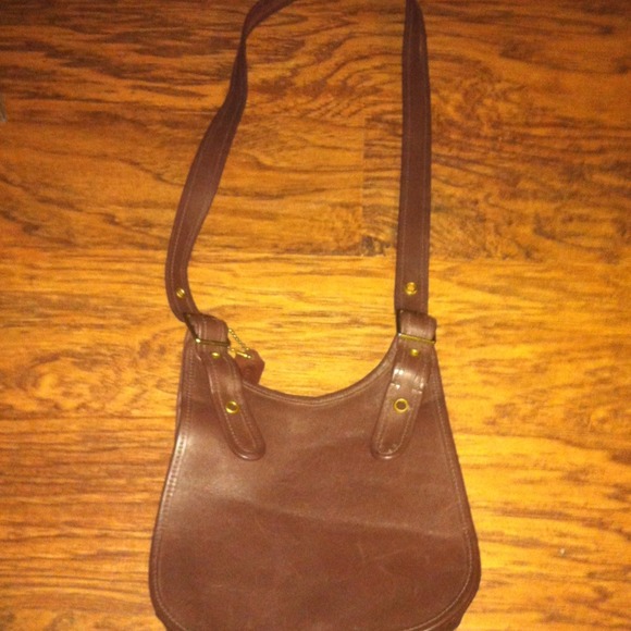 Brown Coach Legacy sling purse