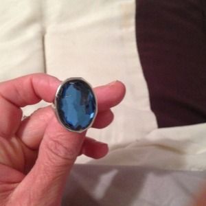 Swarovski blue ring