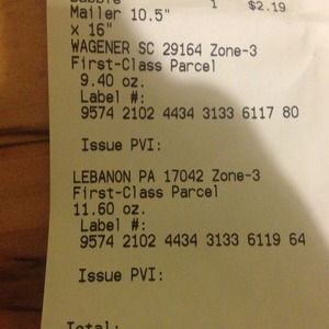 Shipping label for trades!!!