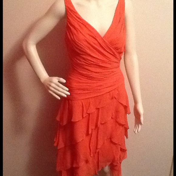 Peach dress