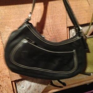 Handbag leather black