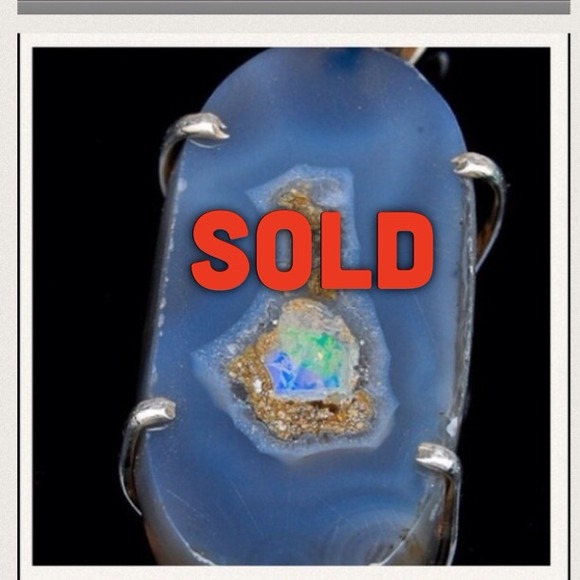 Rough Ethopian Opal Necklace