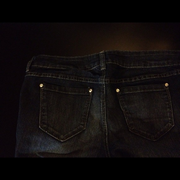 Torrid Rhinestone Rivets Boot Cut Jeans - Picture 2 of 2