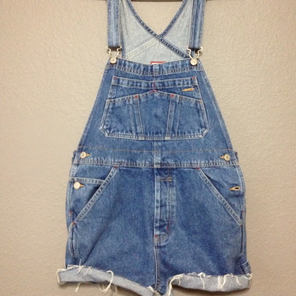 🔴Sold🔴Vintage overall shorts