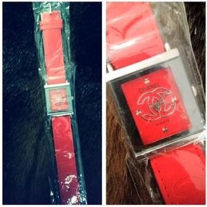 PRICE REDUCED! Red Chanel style watch