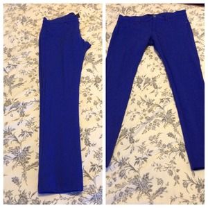Blue skinny pants
