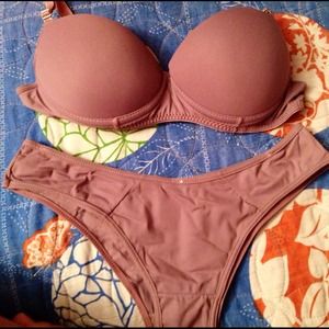Nude Brazilian style bra and pantie!