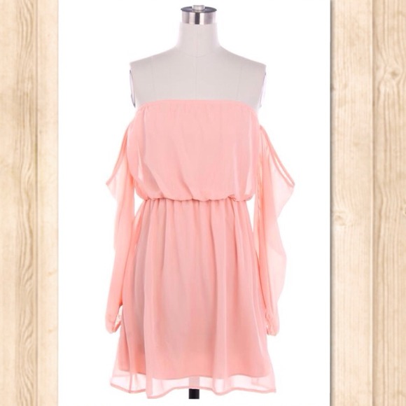 Light Peach Fashion Dress