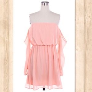 Light Peach Fashion Dress