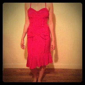 100% silk dress by "bebe"