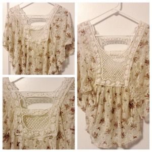 All lace float top
