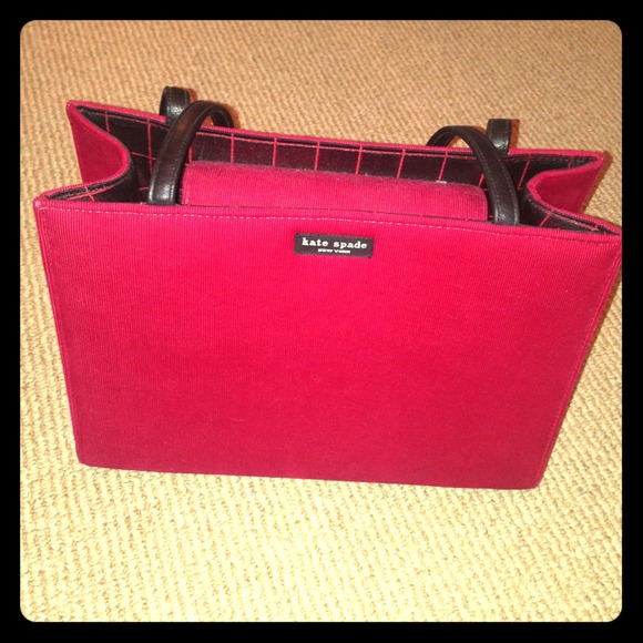 🌟ON HOLD🌟Red Corduroy purse