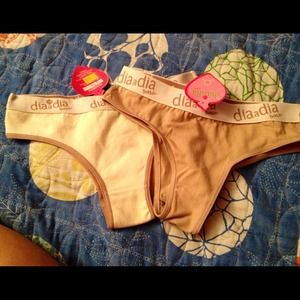92% cotton 8% elastic Brazilian panties