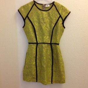 ✨RESERVED! ✨👗Green Piper-Baroque Dress