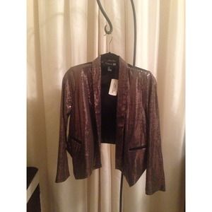 Brand new sequined bronze jacket