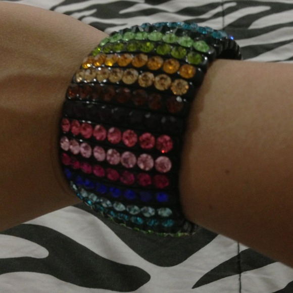 🚨Sale🚨Multi Color Crystal Stretch Bracelet