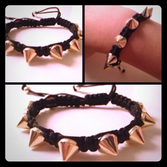 Golden spiked Bracelet!!