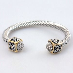 Yurman Inspired cable cuff