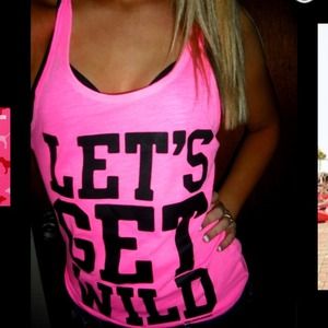 Neon pink tank top ;traded ;-*