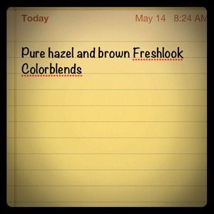 Brown and pure hazel Colorblends