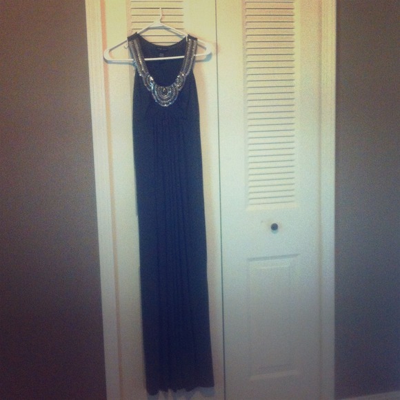 New York & Co. Maxi Dress olive green