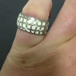 ****HOLD for hebetin5***Coach ring. Size 6
