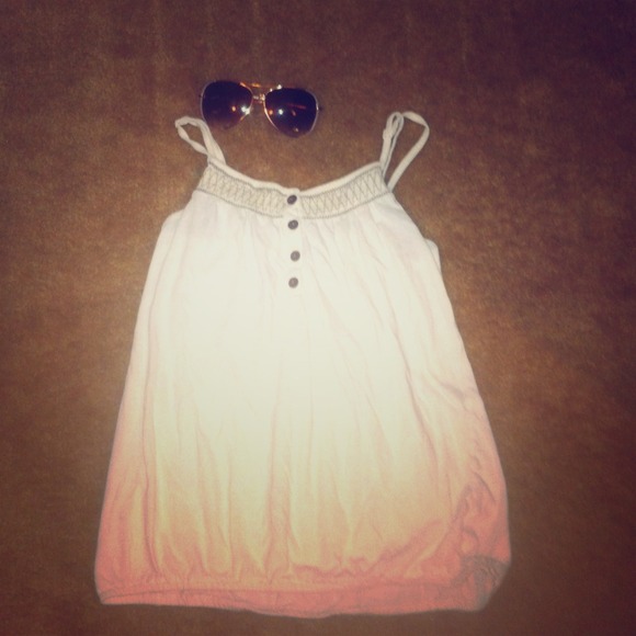 Bubble ivory and tribal top