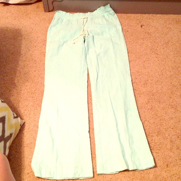 🚫SOLD🚫Teal blue roxy beach pant