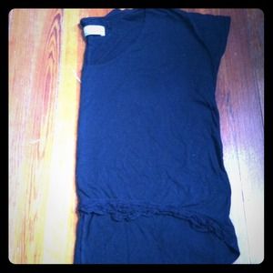 SOLD! Short sleeve high low top